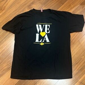 WE LA Black T-Shirt